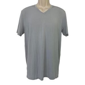 David Archy T-Shirt Mens Medium Gray Lightweight Modal V-Neck Lightweight M